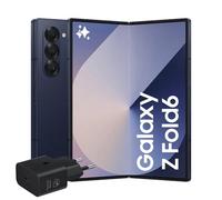 Samsung Galaxy Z Fold6 Smartphone AI pieghevole, Caricatore Incluso, RAM 12GB, 512GB, Dual SIM, Display 6,3"/7,6" Dynamic AMOLED 2X, Batteria a lunga durata, Navy 2024 [Versione italiana]
