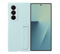 Custodia in silicone verde menta e pellicola protettiva per lo schermo Samsung Z Fold7