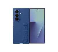 Samsung Silicone Case Cover con cinturino a cavalletto per Galaxy Z Fold7, Blue