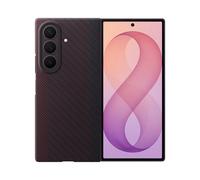 Samsung Carbon Magnet Case cover magnetica in fibra aramidica con tecnologia Magnetic Power Profile per Galaxy Z Fold8 Ultra, 2 pellicole schermo anteriore incluse, Violet