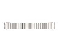 Samsung Hochuen - Bracciale a maglie in titanio per Galaxy Watch5 Pro, colore: argento, Argento, Classico