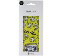 Samsung Interactive Flipsuit Card Per Galaxy S24+ (Plus) - Keith Haring Giallo