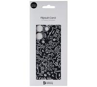 Samsung Interactive Flipsuit Card Per Galaxy S24 Ultra - Keith Haring Nero