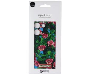 Samsung Interactive Flipsuit Card Per Galaxy S24 Ultra - TOILETPAPER Rosa Verde