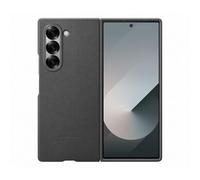 Samsung Kindsuit Case Custodia in ecopelle per Galaxy Z Fold6, Grigio