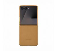 Samsung Kindsuit Case Custodia pieghevole elegante per Galaxy Z Flip7, Camel