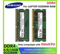 SAMSUNG LAPTOP Memoria DDR4 SODIMM RAM 4GB 8GB 3200MHz 16GB 2666Mhz 2400MHz Ram Memoria Del Computer Portatile Per Intel CPU PC4 2400T 2666V 3200
