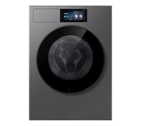 Samsung Lavatrice, 9 kg, 1400 giri/min touch display, AI Wash, AI Ecobubble, QuickDrive-option, argento scuro, WF90H09C4ST2