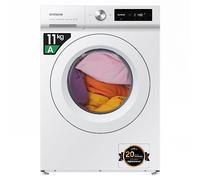 Samsung Lavatrice AI Control WW11BB504DTWS3 Libera Installazione, 11 Kg, 1400 RPM, Classe A, Wifi, Vapore, Carica Frontale, 60l x 85h x 60p cm, Bianca