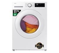 Samsung Lavatrice Crystal Clean Wifi WW11DG5B25TE/ET Libera installazione, 11 Kg, 1400 RPM, Ecobubble, Vapore, Carica Frontale, 60l x 85h x 55p cm