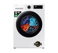 Samsung Lavatrice Slim Crystal Clean WW90DG5G34AEET Libera installazione, 9 Kg, Wifi, Ecobubble, Vapore, Carica Frontale, 60l x 85h x 48p cm