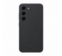Samsung Leather Cover Custodia in pelle per Galaxy S23, Nero