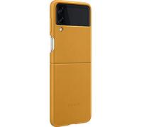 SAMSUNG - Custodia Leather Cover Samsung Ef-vf711lyegww Per Galaxy Z Flip 3 2021 Sm-f711 Giallo Mustard - SPEDIZIONE GRATUITA