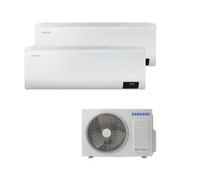 SAMSUNG LUZON CLIMATIZZATORE AJ040TXJ2KG/EU DUAL 9000+12000 BTU 19DB CLASSE A++ CONDIZIONATORE