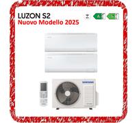 SAMSUNG LUZON S2 CLIMATIZZATORE DUAL AJ040TXJ2KG 9000+9000 BTU 19DB CLASSE A++