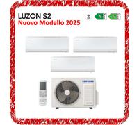 SAMSUNG LUZON S2 CONDIZIONATORE TRIAL SPLIT 7000+9000+9000 BTU R32 19DB A++