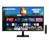 Samsung Smart Monitor M5 (S32DM502), Flat 32'', 1920x1080 (Full HD), Smart Hub con app di streaming, Office 365, Gaming Hub, Speaker integrati, Telecomando, WiFi, HDMI, USB