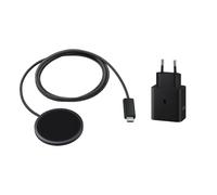 Samsung Caricatore wireless magnetico da 25 Watt EP-P2900T per smartphone e custodie di ricarica compatibili di diversi produttori, supporto Qi2, incluso adattatore di ricarica rapida da 45 Watt