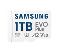 Samsung MB-MC1T0S 1 TB MicroSDXC UHS-I (Samsung EVO Plus MB-MC1T0SA - Flash memory card [microSDXC to SD adapter included] - 1 TB - A2 / Video Class V30 / UHS-I U3 / Class10 - microSDXC UHS-I)