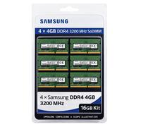 SAMSUNG Memoria Ram SO-DIMM DDR4 4Gb 3200MHz kit 16 Gb ( 4 X 4Gb ) Italia
