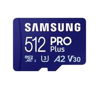 Samsung Memorie MB-MD512SA PRO Plus Scheda MicroSD da 512GB, UHS-I U3, Fino a 180 MB/s