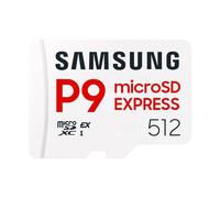 Samsung Memorie P9 Express Scheda MicroSD, Compatibile con Nintendo Switch 2 da 512 GB, UHS-I U3, Fino a 800 MB/s