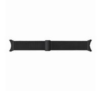 Samsung Milanese Band small Cinturino Smartwatch in Acciao Inox per Galaxy Watch4 40mm, Watch5 40mm, Watch6 40mm, Black