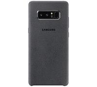 Samsung Mobile Alcantara Cover Custodia Compatibile con Samsung Galaxy Note 8, Grigio Scuro