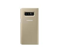 Samsung Mobile Clear View Standing Cover Custodia Compatibile con Samsung Galaxy Note 8, Oro