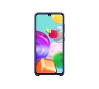 SAMSUNG Mobile EF-PA415TLEGEU Cover in Silicone per Galaxy A41, Blu