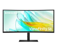 Samsung Monitor HRM ViewFinity S6 - S65UC da 34" WQHD Curvo (C652Uauxen Computer Monitor - 86.4 Cm [34] 3440 X 1440 - Pixels 4K