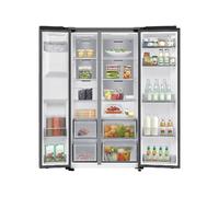 Samsung Frigorifero side by side a libera installazione RS70F64KDTEF finitura metal inox da 91 cm