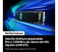 Samsung MZ-V9S2T0BW 990 EVO Plus SSD 2TB M.2 PCIe Gen 4.0 x4 / 5.0 x2 NVMe 2.0