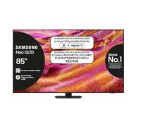 Samsung Neo QLED 4K Vision AI Smart TV 85'' QE85QN90FATXZT Mini LED, NQ4 AI Gen3 Processor,AI Upscaling Pro, Glare Free, Motion Xcelerator 165Hz, NeoSlim Design, PACCHETTO INTRATTENIMENTO, 2025
