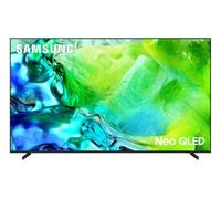 SAMSUNG QN80H Neo QLED TV, SMART TV, 55 ", UHD 4K, blu sullo schermo, Nero con sfumature di verde