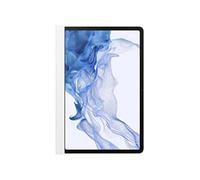 Samsung Note View Cover Custodia a libro con Copertina Trasparente per Galaxy Tab S7 | Tab S8, Bianco