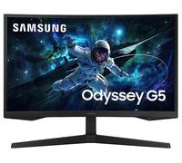 SAMSUNG Odyssey G5 - G55C Monitor Gaming Curvo, 27 ", QHD, 2560 x 1440 Pixel, tempo di risposta 1 ms, refresh rate 165 Hz