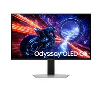 Samsung Monitor Gaming Odyssey OLED G6 (S27FG602SU), Flat, 27'', 2560x1440 (QHD), 16:9, QD-OLED Glare Free, 500Hz, 0,03ms (GtG), Compatibilità G-Sync, HDMI, DP, Ingresso Audio, HAS, Pivot