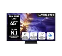Samsung OLED 4KVision AI Smart TV 65'' QE65S94FATXZT, NQ4 AI Gen3 Processor, 4K AI Upscaling Pro, Motion Xcelerator 144Hz, Dolby Atmos & OTS Lite, LaserSlim Design, 2025