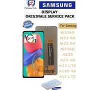 DISPLAY LCD TOUCH SCREEN FRAME NERO HUAWEI Y7 2019 PARI ALL ORIGINALE GLS