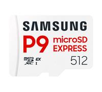 Samsung Memorie P9 Express Scheda MicroSD, Compatibile con Nintendo Switch 2 da 512 GB, UHS-I U3, Fino a 800 MB/s