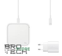 SAMSUNG PAD RICARICA WIRELESS SUPER FAST 15W WHITE + CAVO