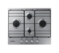 Samsung NA64H3110BS Piano cottura a gas 60cm 4 bruciatori Griglie in smalto, Inox