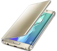 SAMSUNG Plus Clear View Custodia per Galaxy S6 Edge Plus, Oro