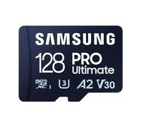 Samsung PRO Ultimate - Scheda microSD + lettore di schede USB, 128 GB, per smartphone, drone e action cam, UHS-I U3, lettura 200 MB/s, scrittura 130 MB/s, MB-MY128SB/WW