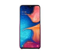 SAMSUNG Protettiva EF-AA202CP Custodia per Samsung Galaxy A20e, Bianco / Rosa