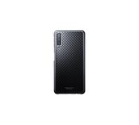 SAMSUNG Protettiva EF-AA750CB Custodia per Samsung Galaxy A7 2018, Nero trasparente