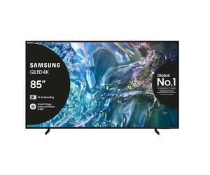 Samsung Q60D TV QLED 4K 85'' QE85Q60DAUXZT Smart TV Wi-Fi Titan Gray 2024, Quantum Processor Lite 4K, 4K Upscaling, AirSlim Design, OTS Lite Samsung