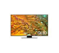 Samsung Q80D TV QLED 4K 50” QE50Q80DATXZT Smart TV Wi-Fi Eclipse Silver 2024, Processore NQ4 AI GEN2, 4K AI Upscaling, Simple Chamfer Design, Dolby Atmos