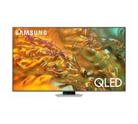Samsung Q80D TV QLED 4K 65” QE65Q80DATXZT Smart TV Wi-Fi Eclipse Silver 2024, Processore NQ4 AI GEN2, 4K AI Upscaling, Simple Chamfer Design, Dolby Atmos